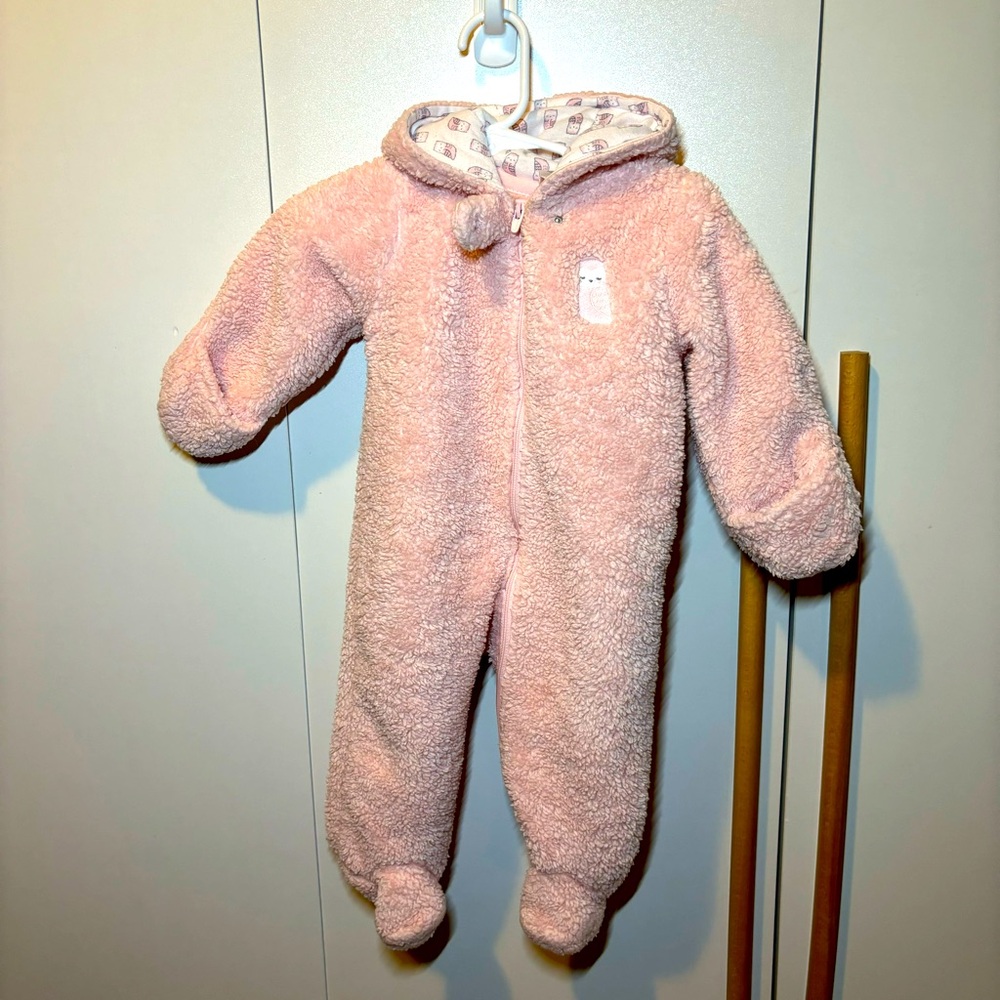 Pink Owl Sleeper - Baby Girl